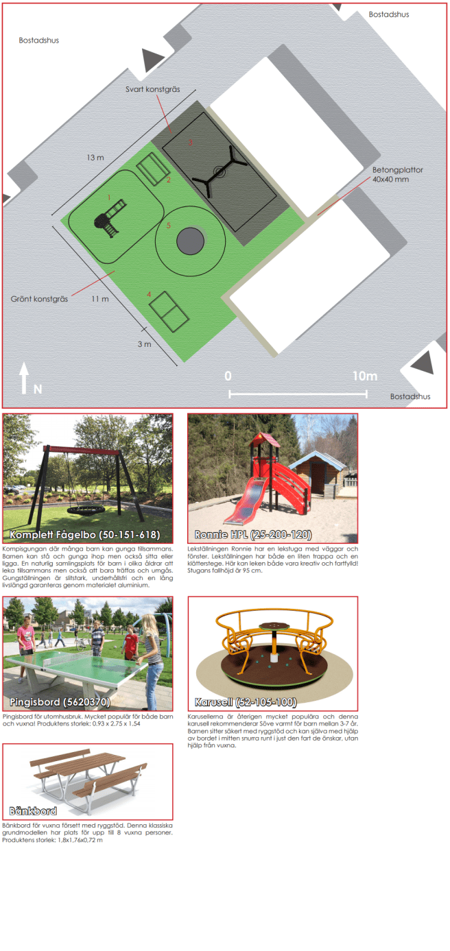 Illustration lekplats